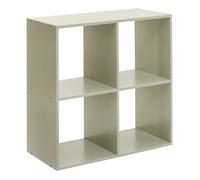 Atmosphera – Meuble de rangement modulable à 4 cases – Vert – 0 cm