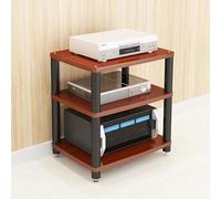 Meuble de Rangement pour CD/Meuble sur Pied/Meuble AV Moderne Multifonctionnel/étagère pour Jeux vidéo/Meuble TV d'angle/Support DVD/Support pour projecteur, Facile à Monter, idéal pour Les