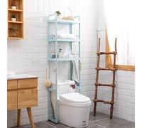 Meuble de rangement pour salle de bain - Gain de place pour la plupart des toilettes - Assemblage facile - Décoration élégante pour la salle de bain - Maximise l'espace de rangement