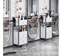 Meuble de rangement pour salon de coiffure, chariot avec tiroirs à outils pour coiffeurs - Équipement de salon professionnel avec sèche-cheveux Beauty ShopC4
