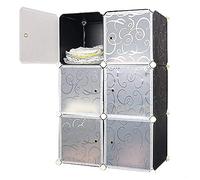 Meuble de Rangement Résine Simple en Plastique De Combinaison De Cabinet De Garde-Robe De Combinaison pour La Chambre À Coucher Moderne(76 * 47 * 110cm)