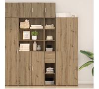 Meuble de rangement slim Chêne artisanal 30x42.5x225 cm Bois d ingénierie, Meuble mural Chêne artisanal 30x42.5x40 cm Bois d in