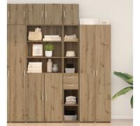 Meuble De Rangement Slim Vidaxl Chêne Artisanal 30x42.5x225 Cm Bois D'ingénierie, Meuble Mural Vidaxl Chêne Artisanal 30x42.5x40 Cm Bois D'ingénierie, Highboard Vidaxl Chêne Artisanal 30x42.5x185 Cm B