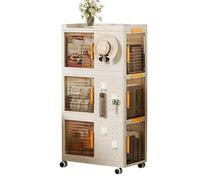 Meuble De Rangement sous Bureau À roulettes, Petite Étagère Mobile pour Étudiants, Organisateur pour Salon, Bibliothèque pour Bureau À Domicile, Chambre Et Cuisine(3 Layers)