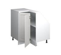 Vicco Meuble sous Pente Armoire d'angle Rion Blanc Campagne/Blanc | Façade en MDF · Profondeur 46 cm · Pieds réglables en hauteur · Relie deux côtés sous pente