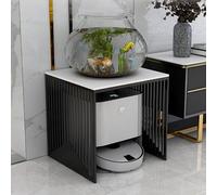 Meuble de rangement sous vide mobile pour robot, étagère de rangement en métal pour le salon, la salle à manger, la cuisine, le bureau à domicile