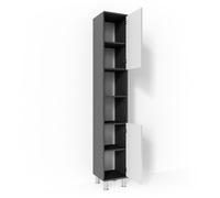 Meuble de rangement - Vicco - Fynn - Gris - Bois - 30 x 190 x 30 cm