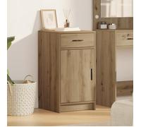 Meuble de rangement - vidaXL - Chêne artisanal - Étagères réglables - Design moderne - Marron