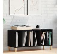 Meuble de rangement vidaXL en chêne noir 100x38x48 cm en bois d'ingénierie