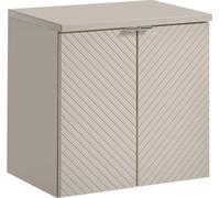 Meuble de salle de bain 60 cm cachemire avec plaque de lavabo