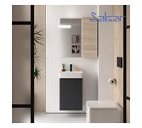 Meuble de salle de bain Aida 440 Anthracite Mat - SALGAR 114651