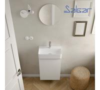 Meuble de salle de bain Aida 440 White Cotton - SALGAR 114649