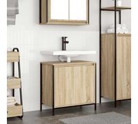 Meuble de salle de bain avec lavabo 60x34,5x60 cm vidaXL