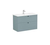 Meuble de salle de bain avec lavabo Vitra Root 100x67x46 cm vert mat (ROOTG100GINTS)