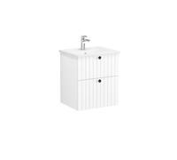 Meuble de salle de bain avec lavabo Vitra Root 60x67x46 cm blanc mat (ROOTG60WINTS)