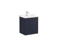 Meuble de salle de bain avec lavabo Vitra Root 60x67x46 cm bleu mat (ROOTC60BINTC)