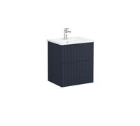 Meuble de salle de bain avec lavabo Vitra Root 60x67x46 cm bleu mat (ROOTG60BINTS)