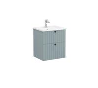 Meuble de salle de bain avec lavabo Vitra Root 60x67x46 cm vert mat (ROOTG60GINTS)