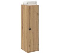 vidaXL Meuble de salle de bain Chêne artisanal avec porte-rouleau 20,5x22x72 cm
