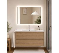 Meuble de salle de bain avec vasque ORIGENBATH IBIZA sans miroir 80x40 cm estepa