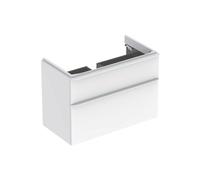 Meuble de salle de bain bas Geberit Smyle Square pour lavabo 2 tiroirs 88.4x61.7x47 Blanc Laqué - GEBERIT 500.354.00.1