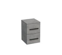 Meuble de salle de bain bas Naturel Cube Way 32,5x51x33 cm béton (CUBE2N32BE)