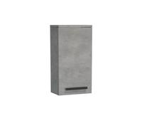 Meuble de salle de bain bas Naturel Cube Way 32,5x63x20 cm béton (CUBE2H32BE)