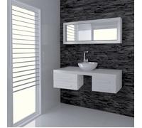 Meuble de salle de bain - CEDAM - Opéra 40 - 120 cm - 4 tiroirs - Miroir horizontal