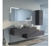 Meuble de salle de bain DOLCE VITA Gris Taupe 1500
