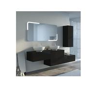 Meuble de salle de bain DOLCE VITA Noir 1500