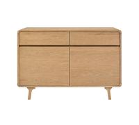 Meuble de salle de bain en bois chêne massif L120 cm ESTEBAN