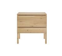 Meuble de salle de bain en bois chêne massif L80 cm JOSHUA