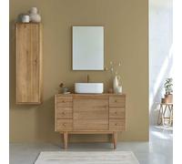 Meuble de salle de bain en mindi