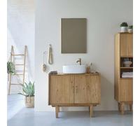 Meuble de salle de bain en mindi 90 cm