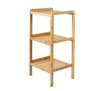 Meuble de salle de bain - GreenBlue - GB321 - Bambou naturel - 3 étagères - 370x330x780 mm