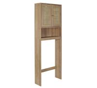 HOME DECO FACTORY - Meuble WC Bali - 60 x 166 x 20 cm - Design moderne - Marron