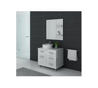 Meuble de salle de bain MILAN Blanc -