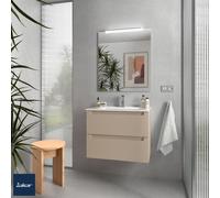 Meuble de salle de bain MONTERREY 700 2 tiroirs MACCHIATO - SALGAR 96474