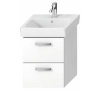Meuble de salle de bain sous lavabo Jika Lyra Plus Viva 44x40,1x55 cm blanc H40J3824023001