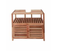 Meuble de salle de bain sous lavabo Naturel Home 67,5x63x35,5 cm, bois (HOMEUM)