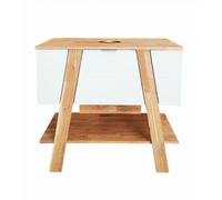 Meuble de salle de bain sous lavabo Naturel Home 80x73x46 cm, blanc (HOMEUMDB)