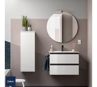 Meuble de salle de bain SPIRIT 700 2 tiroirs White Cotton - SALGAR 96401