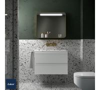 Meuble de salle de bain SPIRIT 800 2 tiroirs White Cotton - SALGAR 96402