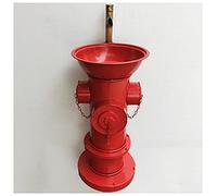 Meuble de salle de bain sur pied élégant noir brillant avec lavabo et meuble sur pied complet, 40 x 40 x 84,8 cm, accents rouges modernes pour une décoration d'intérieur élégante