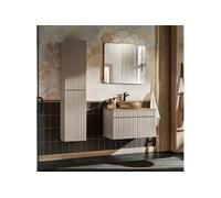 Meuble de salle de bain suspendu lavabo miroir colonne Coast 80 SA