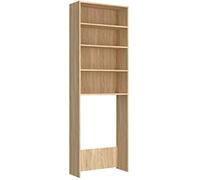 Meuble de salle de bain - VIDAXL - Waschmaschinenschrank - 64x24x190 cm - Blanc - Chêne sonoma