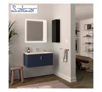 Meuble de salle de bains 1 tiroir + 1 intérieur BIBA 1000 BLUE NIGHT - SALGAR 103047