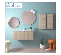 Meuble de salle de bains 1 tiroir + 1 intérieur BIBA 1000 CHÊNE NATUREL - SALGAR 103022