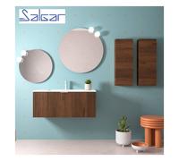 Meuble de salle de bains 1 tiroir + 1 intérieur BIBA 1000 NOYER MAYA - SALGAR 103017