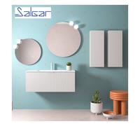 Meuble de salle de bains 1 tiroir + 1 intérieur BIBA 1000 WHITE COTTON - SALGAR 103007